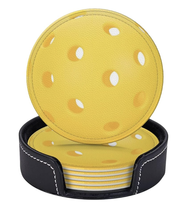 Pickleball Charcuterie Board and Pickleball Coasters